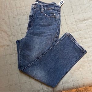 NWT OLD NAVY Sky High Straight Jeans Size 12